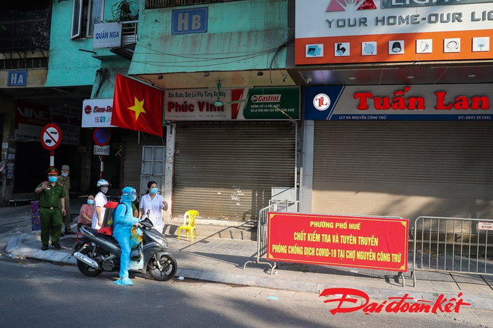 Phong tỏa các điểm ở quận Hai Bà Trưng, Hà Nội liên quan 5 ca dương tính nCoV - 16