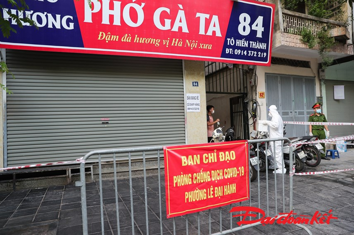 Phong tỏa các điểm ở quận Hai Bà Trưng, Hà Nội liên quan 5 ca dương tính nCoV - 3