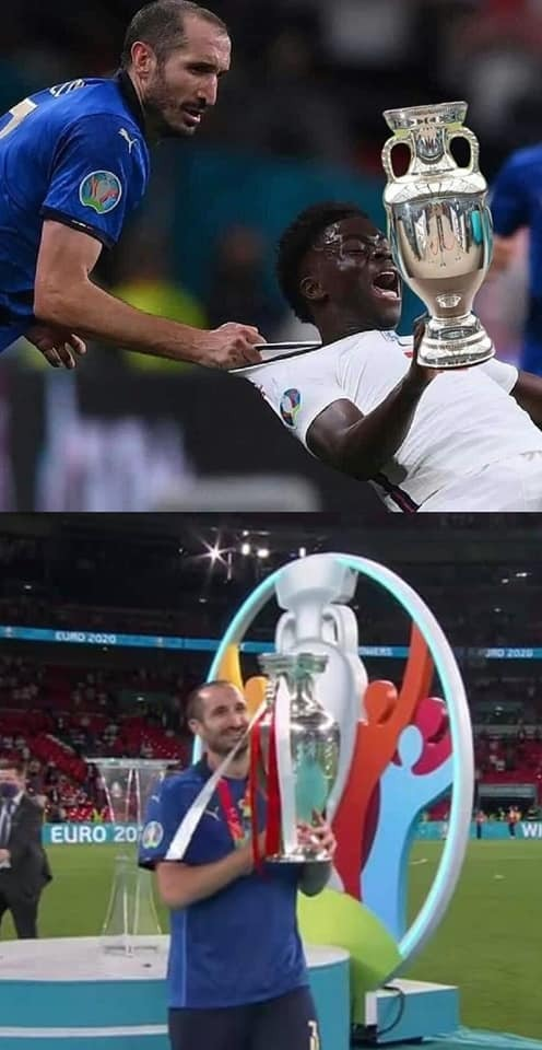 Italy vô địch EURO, ‘điểm nhấn’ gây cười nhất trận chính là hai nhân vật này - 6