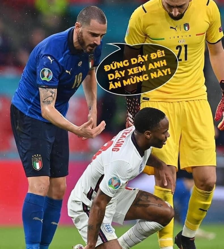 Italy vô địch EURO, ‘điểm nhấn’ gây cười nhất trận chính là hai nhân vật này - 12