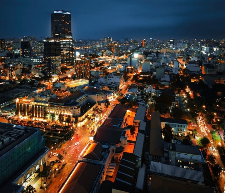 Hình nền  Thành phố Cảnh thành phố đêm Châu Á Đô thị Sự phản chiếu  Đường chân trời Nhà chọc trời tối con sông Hoàng hôn Việt Nam Saigon  Thủ đô