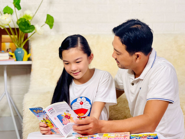 Ở nhà phòng dịch ngày giãn cách, bố mẹ cùng con thực hiện 'nhiệm vụ kép' - 4