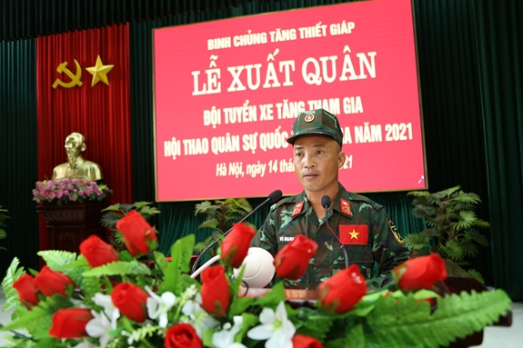Đội tuyển xe tăng Việt Nam xuất quân tham gia Army Games 2021 - 2