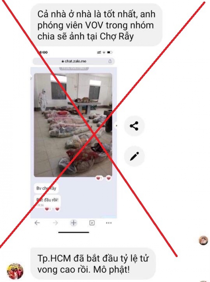 Mạo danh phóng viên VOV xuyên tạc tình hình dịch COVID-19 - 1