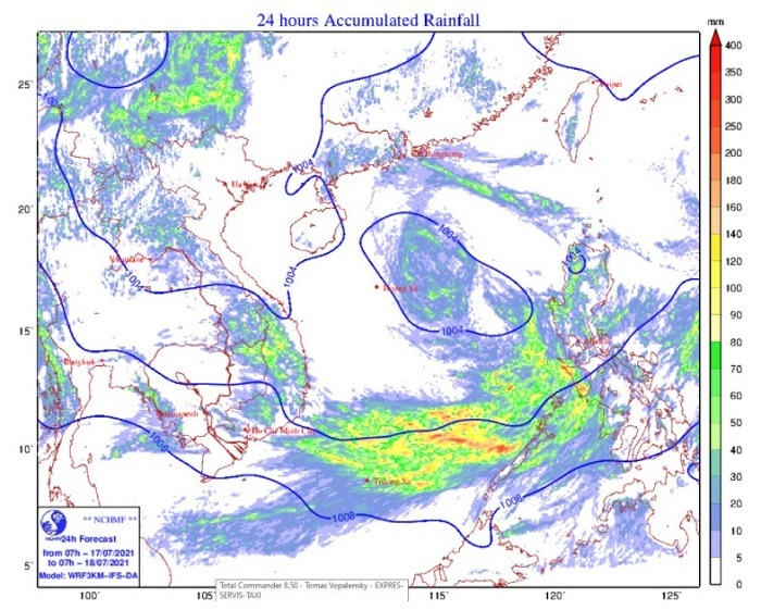 Thời tiết ngày 18/7: Cả nước mưa rào và dông, đề phòng lốc xoáy - 1