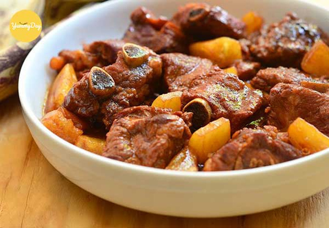 Sườn kho dứa đậm vị, đưa cơm - 1