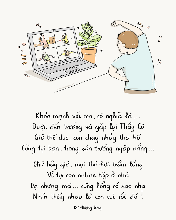 Mong muốn về cuộc sống khỏe mạnh của trẻ em trong mùa dịch qua góc nhìn hội họa - 4