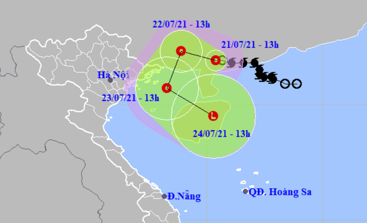 Bão số 3 suy yếu thành áp thấp nhiệt đới - 1