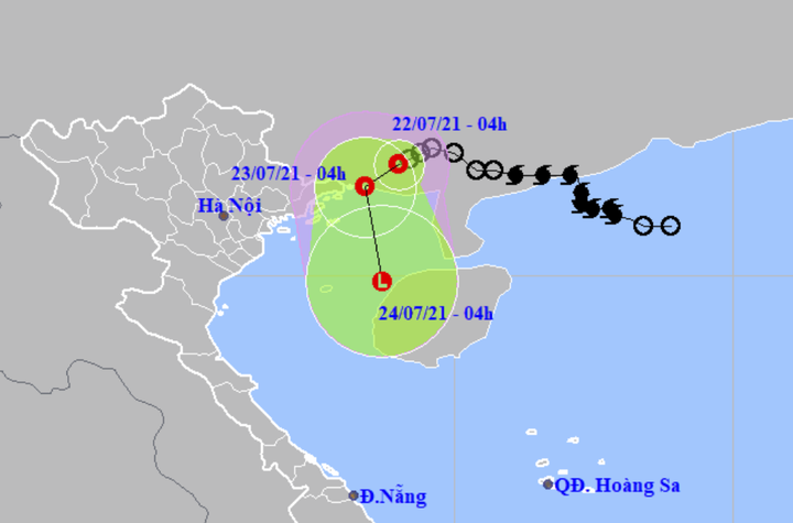 Áp thấp nhiệt đới tiến gần Quảng Ninh, Bắc Bộ mưa rất to - 1