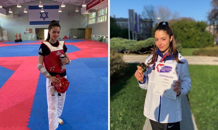 Olympic Tokyo 2020: Vẻ đẹp hút hồn của nữ võ sĩ Israel gây sốt dân mạng - 3