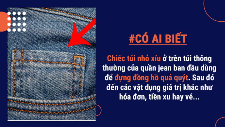 Có ai biết: Công dụng thực sự của chiếc túi nhỏ xíu trên quần jean là gì? - 3