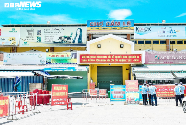 1 tiểu thương bán chè dương tính SARS-CoV-2, Đà Nẵng đóng cửa chợ Cẩm Lệ - 1