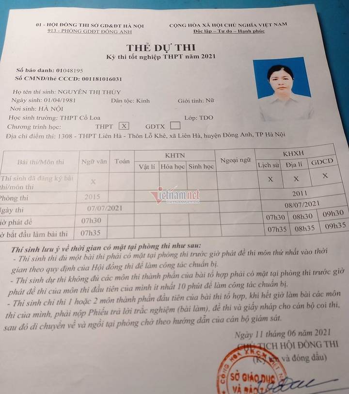 Người phụ nữ 40 tuổi đạt 27 điểm sau 21 ngày ôn thi - 2