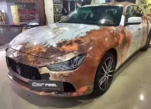 Bỏ 3 tỷ mua xe xịn, thanh niên sơn cho xấu giống sắt vụn để không ai mượn - 5