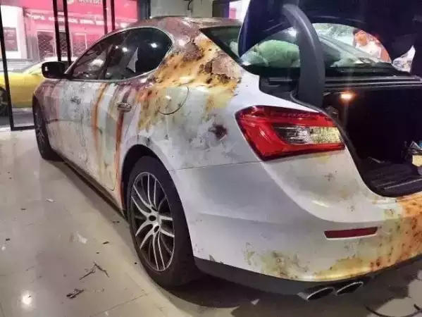 Bỏ 3 tỷ mua xe xịn, thanh niên sơn cho xấu giống sắt vụn để không ai mượn - 3