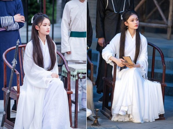 Mỹ nhân ngư Lâm Duẫn hóa Tiểu Long Nữ đẹp phiêu dật khiến fan xốn xang - 1