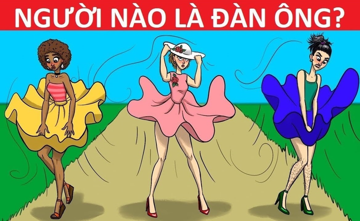 Trong bức hình này, ai là đàn ông? - 1