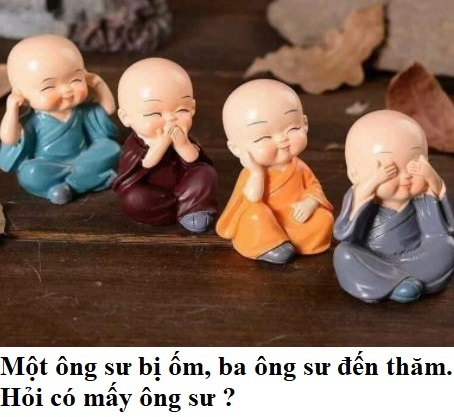 Đố mẹo: Có bao nhiêu ông sư? - 1