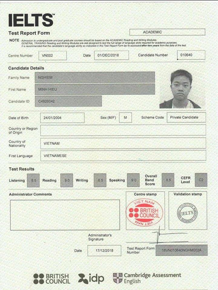 Trượt cấp 3 công lập được tuyển thẳng đại học hàng đầu nhờ điểm IELTS cao - 2