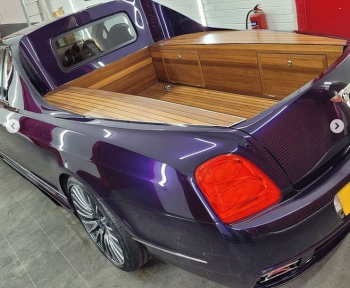 Sedan hạng sang Bentley Flying Spur 'biến hình' thành xe bán tải - 2