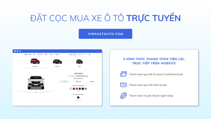 VinFast cung cấp giải pháp mua ô tô trực tuyến đầu tiên tại Việt Nam - 2