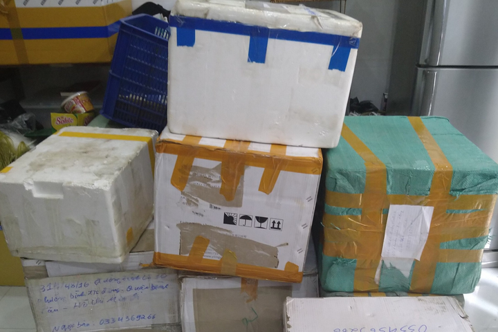 Bắt quả tang lô thuốc hỗ trợ điều trị COVID-19 nhập lậu vào TP.HCM - 1