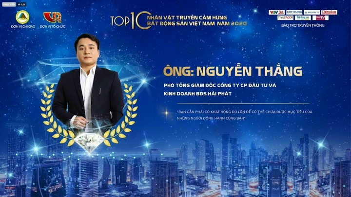 Khẳng định tầm vóc mới, Hải Phát Land thắng 3 giải thưởng lớn trong ngành BĐS - 3