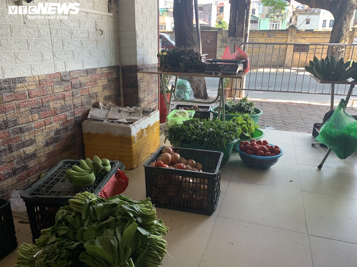 Nở rộ kiểu bán rau củ quả, thịt cá ngay trong nhà chưa từng thấy ở Hà Nội - 1