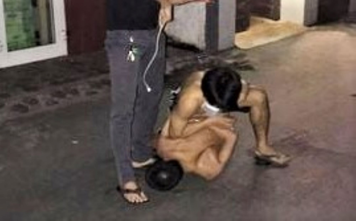 Người đàn ông chửi bới, cắn cán bộ ở chốt kiểm soát dịch COVID-19 - 1