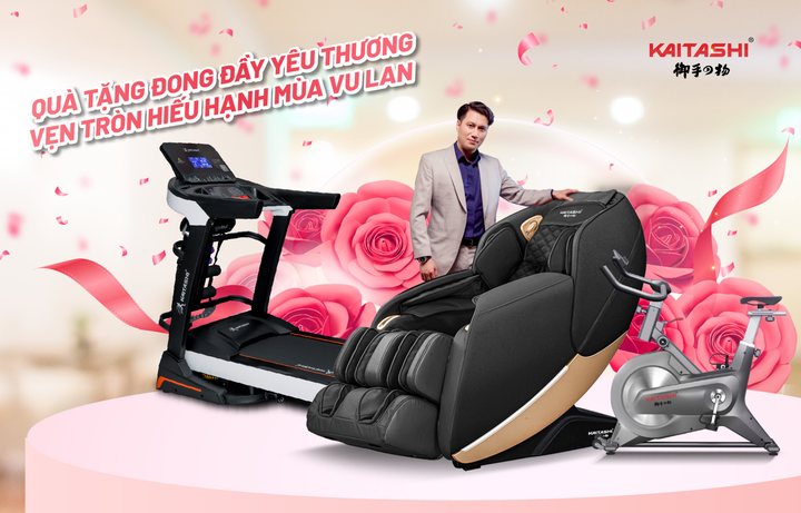 Ghế massage Kaitashi - Quà tặng yêu thương vẹn tròn hiếu hạnh mùa Vu Lan - 3