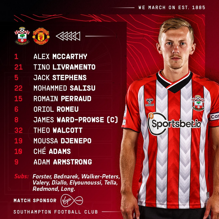 Trực tiếp bóng đá Southampton vs Man Utd, vòng 2 Ngoại hạng Anh - 11