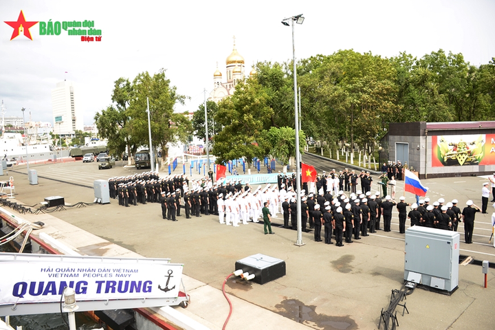 Tàu hộ vệ tên lửa Việt Nam tranh tài cùng Nga, Trung Quốc tại Army Games 2021 - 1