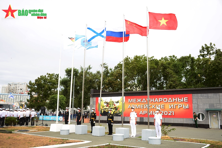 Tàu hộ vệ tên lửa Việt Nam tranh tài cùng Nga, Trung Quốc tại Army Games 2021 - 11