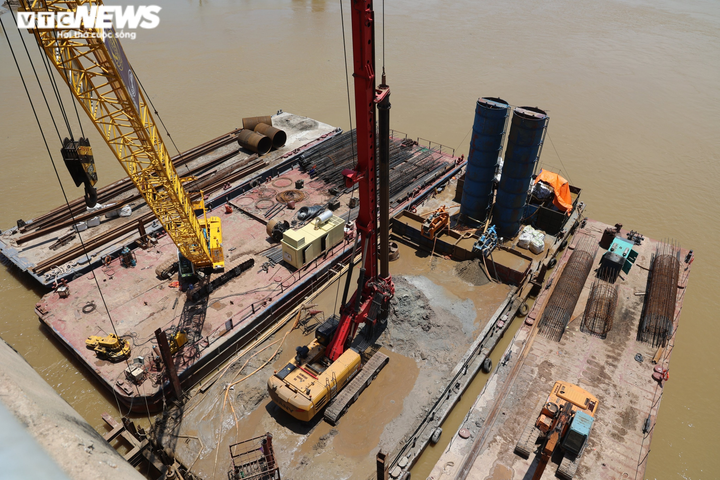 Hà Nội: Toàn cảnh dự án cầu Vĩnh Tuy 2 sau 7 tháng thi công - 5