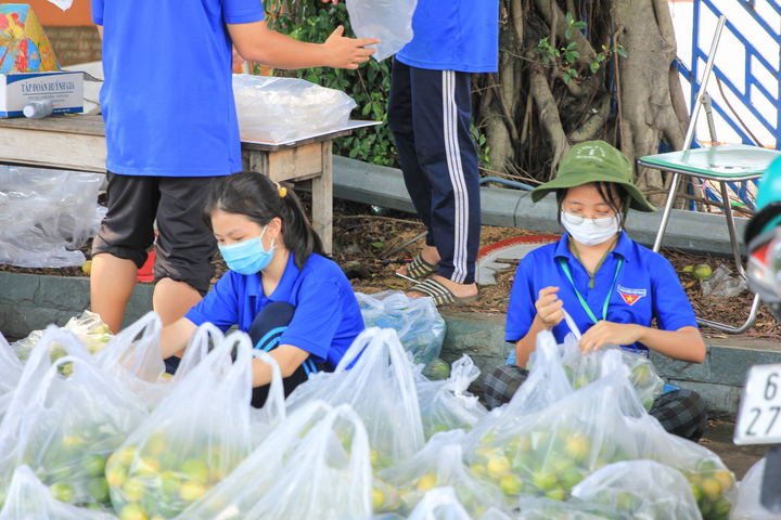 Ảnh: Gần 30 tấn nông sản trao tận tay người dân nghèo vùng dịch - 10