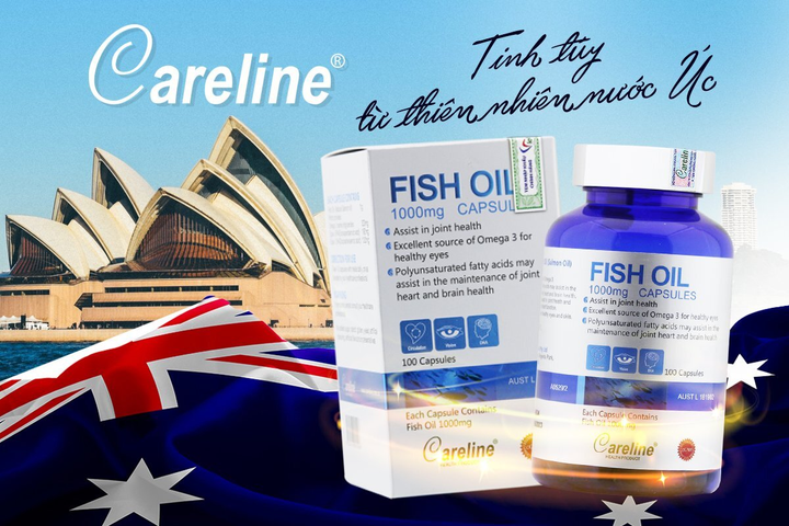 Dầu cá hồi Fish Oil Careline: Dầu cá không gia nhiệt giàu DHA và EPA - 3