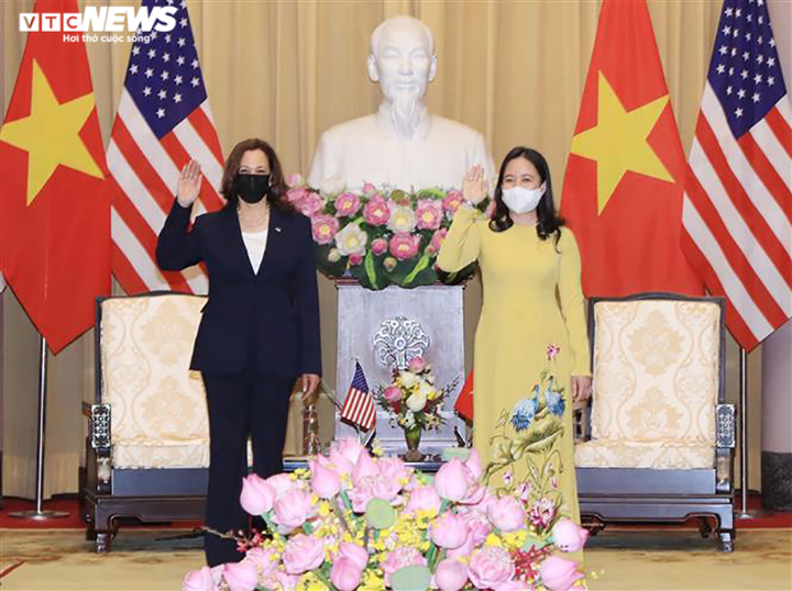 Ảnh: Chủ tịch nước tiếp Phó Tổng thống Mỹ Kamala Harris - 4
