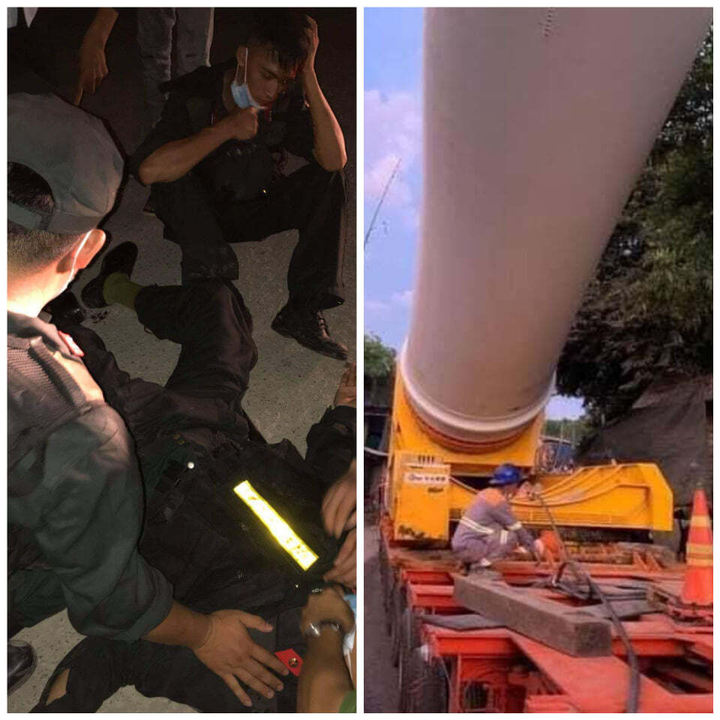 Đánh công an, đòi đền 50 triệu đồng/cây gỗ tạp: Khởi tố, bắt tạm giam 4 côn đồ - 1