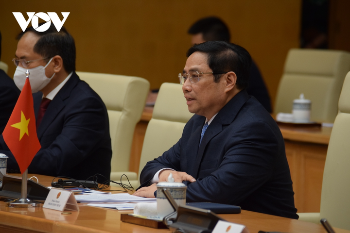 Thủ tướng Phạm Minh Chính tiếp Phó Tổng thống Mỹ Kamala Harris - 3