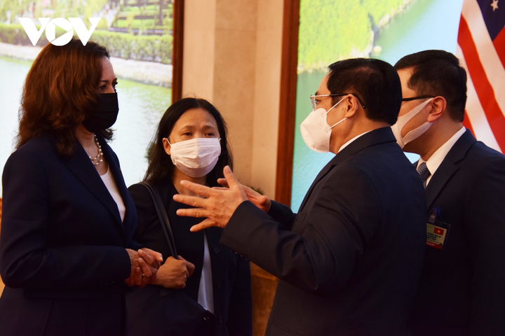 Thủ tướng Phạm Minh Chính tiếp Phó Tổng thống Mỹ Kamala Harris - 6