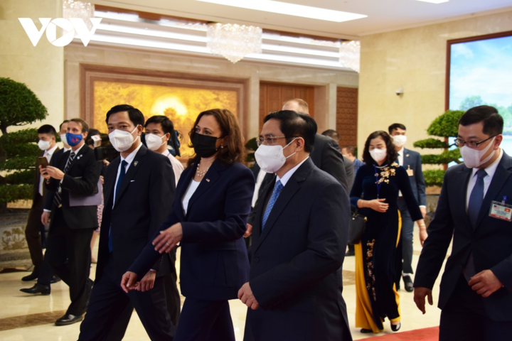 Thủ tướng Phạm Minh Chính tiếp Phó Tổng thống Mỹ Kamala Harris - 7