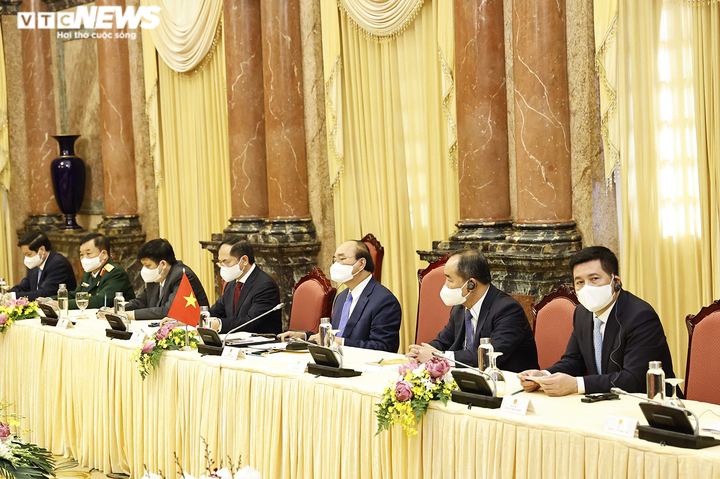 Ảnh: Chủ tịch nước tiếp Phó Tổng thống Mỹ Kamala Harris - 7