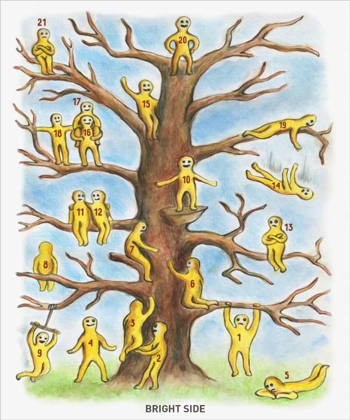 Bài trắc nghiệm nổi tiếng: Chọn con số trên cây để biết bạn thực sự là ai - 1