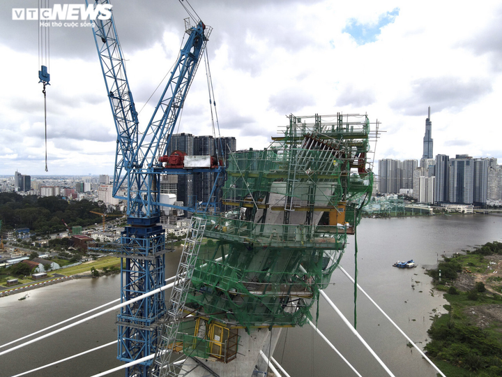 Ảnh: Cận cảnh cầu Thủ Thiêm 2 hợp long sau nhiều lần lỗi hẹn - 5