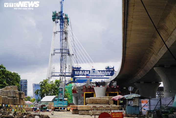 Ảnh: Cận cảnh cầu Thủ Thiêm 2 hợp long sau nhiều lần lỗi hẹn - 7