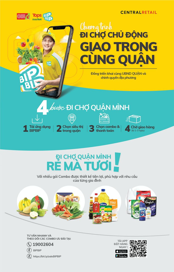 TP.HCM: Người dân chủ động mua hàng nhờ ứng dụng BIPBIP - 1