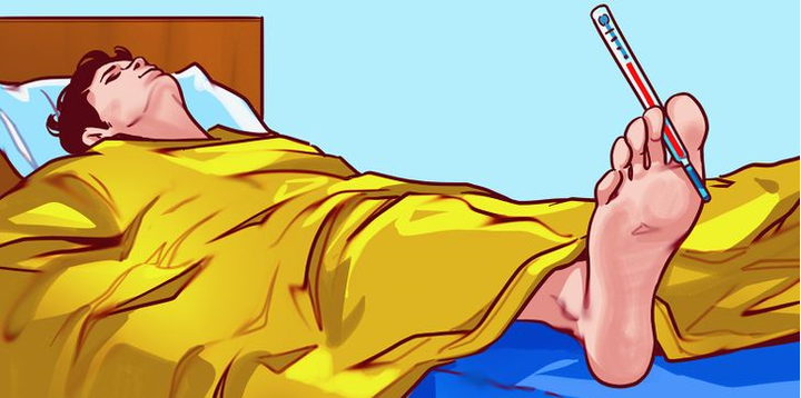 Tại sao nên thò chân ra khỏi chăn khi ngủ vào ban đêm? - 1