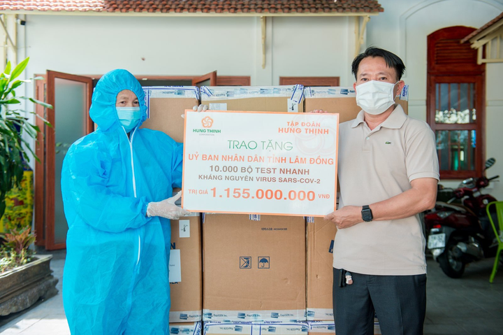 Tập đoàn Hưng Thịnh tiếp tục chung sức trong cuộc chiến chống COVID-19 - 5
