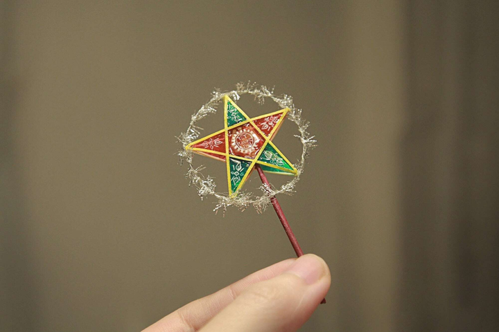 Độc đáo mâm cỗ, đèn lồng trung thu tí hon giá hơn nửa triệu đồng - 6