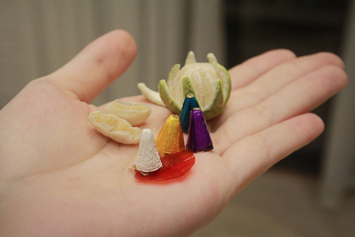 Độc đáo mâm cỗ, đèn lồng trung thu tí hon giá hơn nửa triệu đồng - 5